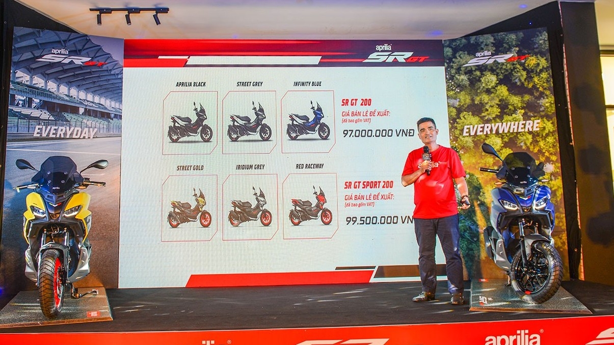 Piaggio Việt Nam ra mắt Aprilia SR GT 200, giá từ 97 triệu đồng
