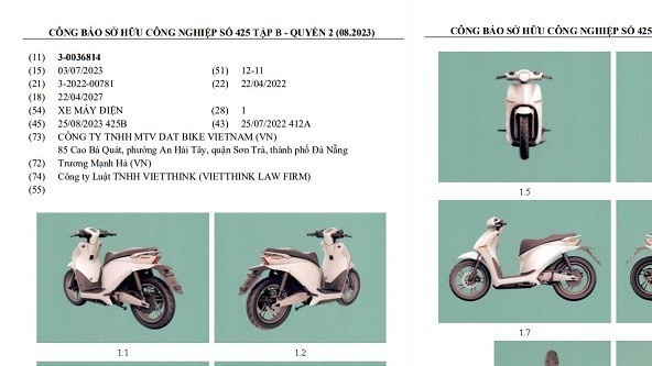 Xe máy điện mới của Dat Bike đăng ký, cạnh tranh Honda Vision
