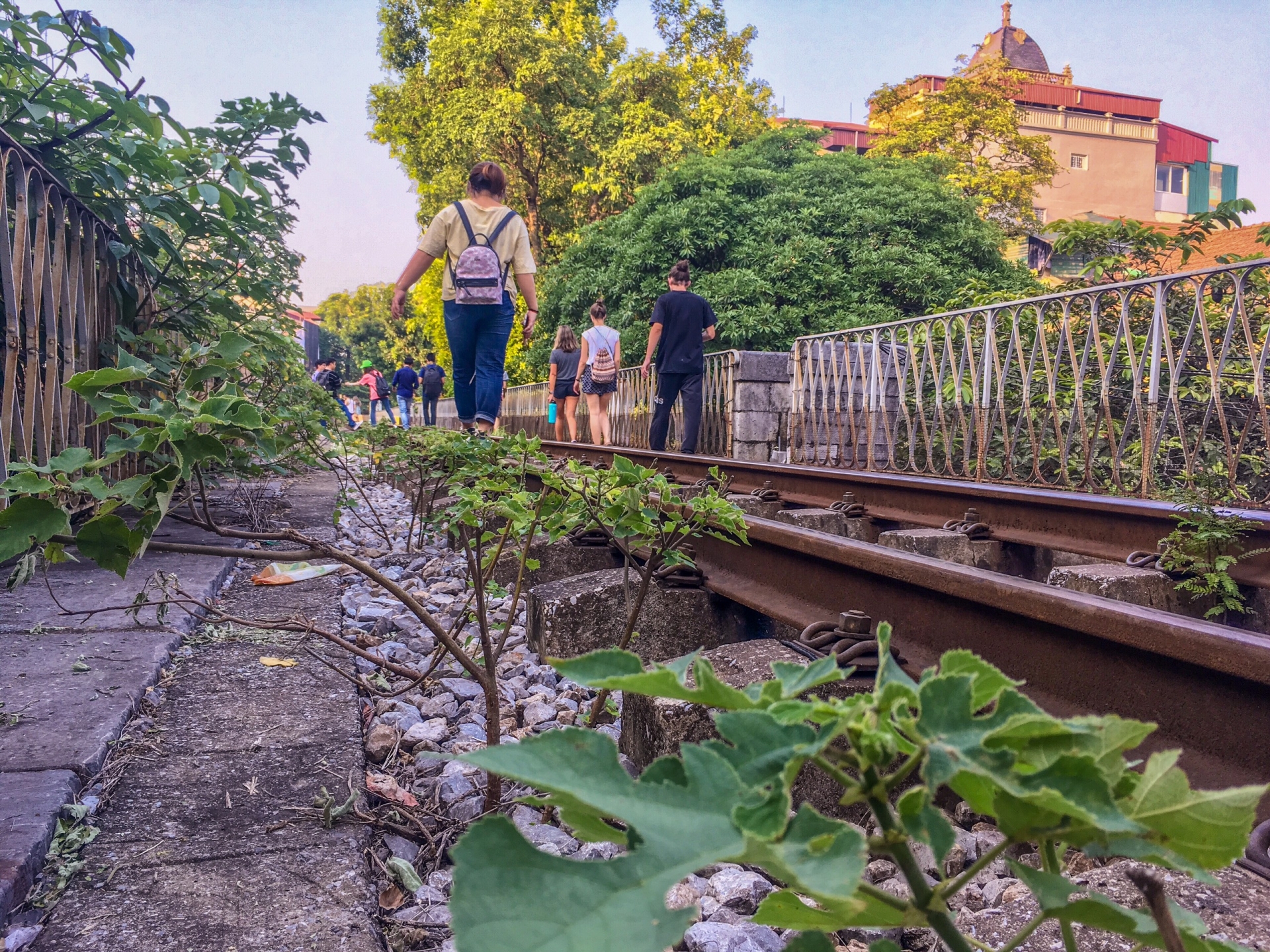 Phố đường tàu Phùng Hưng và sức quyến rũ "hiểm nguy" pho duong tau phung hung suc quyen ru hiem nguy