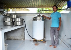 may man duoc giup do chu ca heo mac can an toan tro ve bien lon