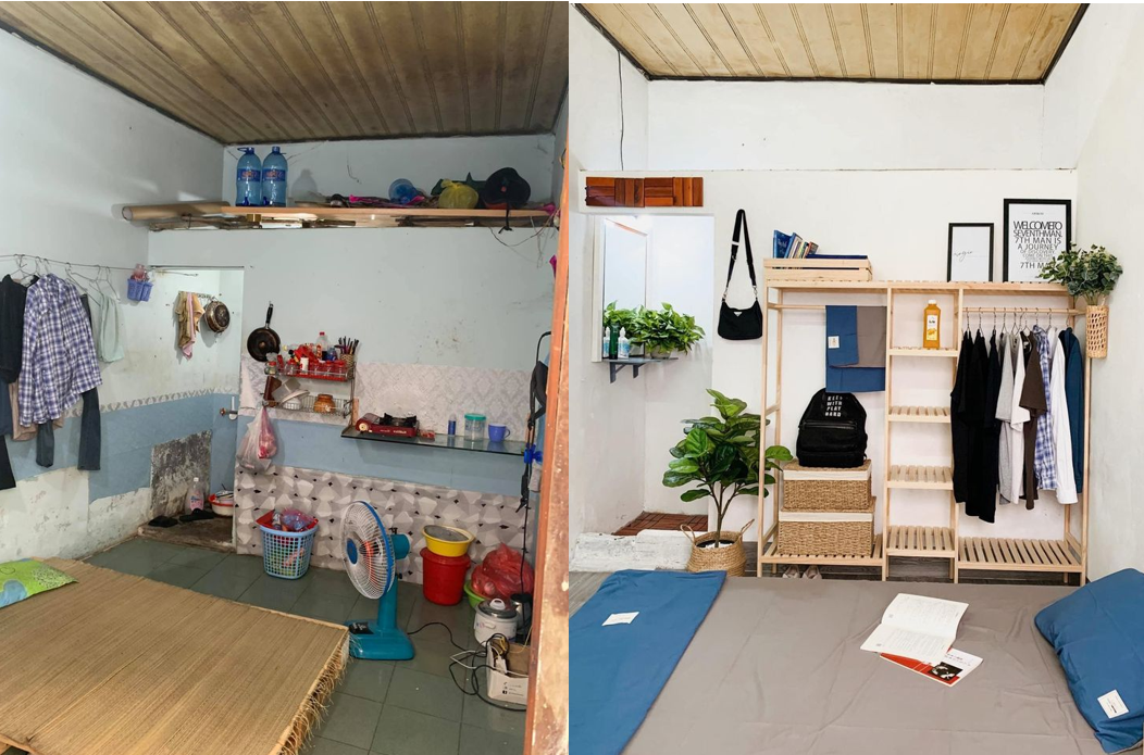 Hô biến phòng trọ cũ kỹ thành homestay cao cấp với kinh phí thấp