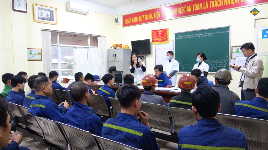 Các biện pháp phòng chống virus corona tại Công ty Than Dương Huy