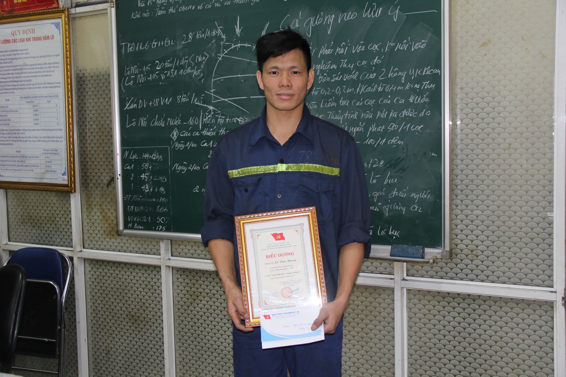 Than Dương Huy: Ước mơ giản dị của người thợ mỏ tiêu biểu Lò Văn Khoan