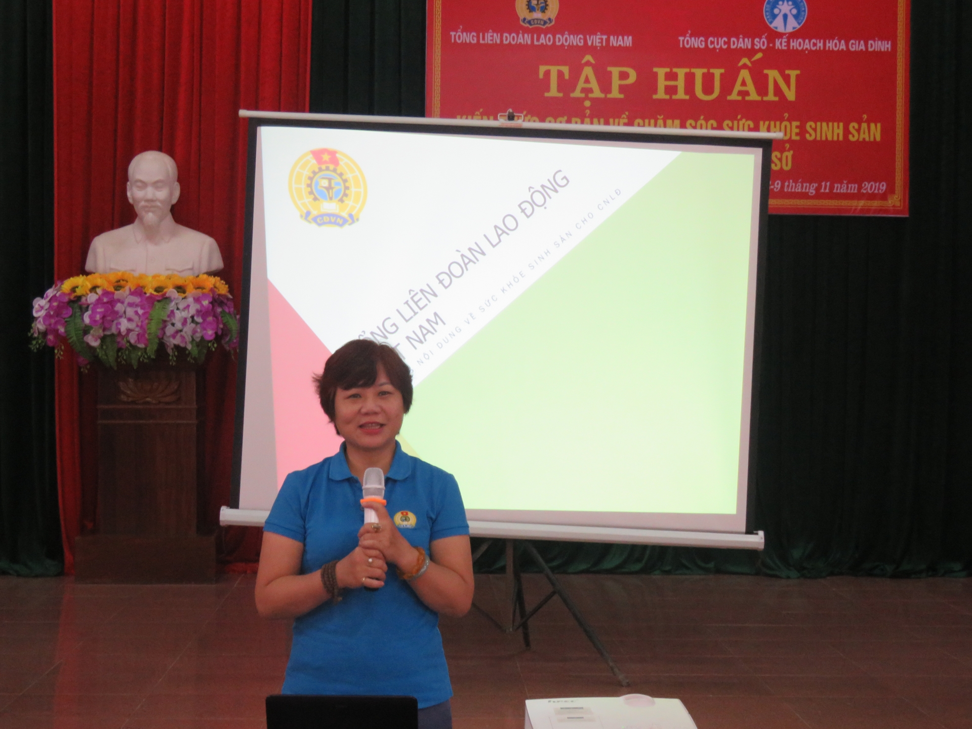 Tổ chức tập huấn chế độ chính sách lao động nữ cho cán bộ công đoàn cơ sở to chuc tap huan che do chinh sach lao dong nu cho can bo cong doan co so