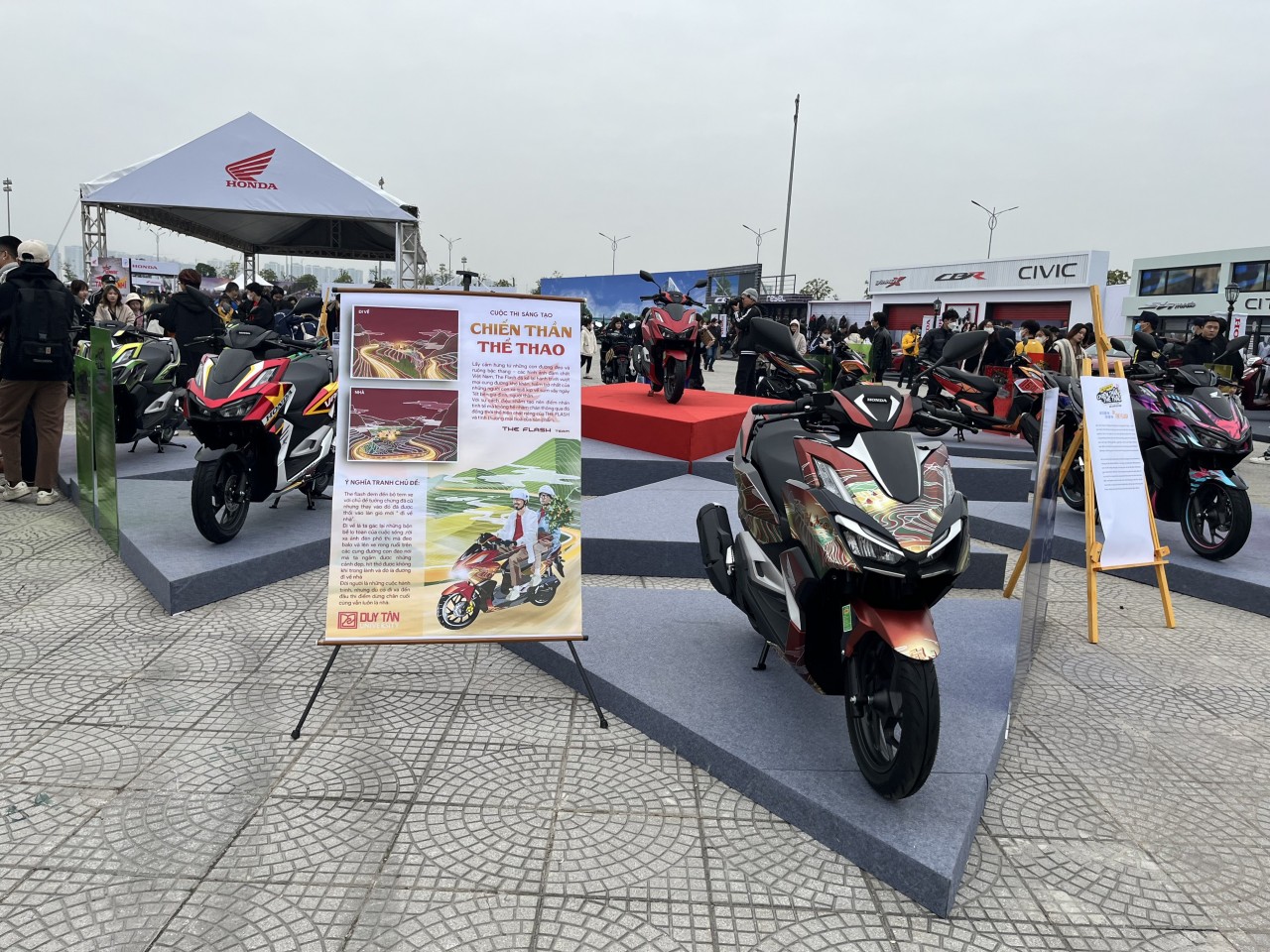 Honda Vario 160 mới ra mắt xuất hiện tại Honda Thanks Day