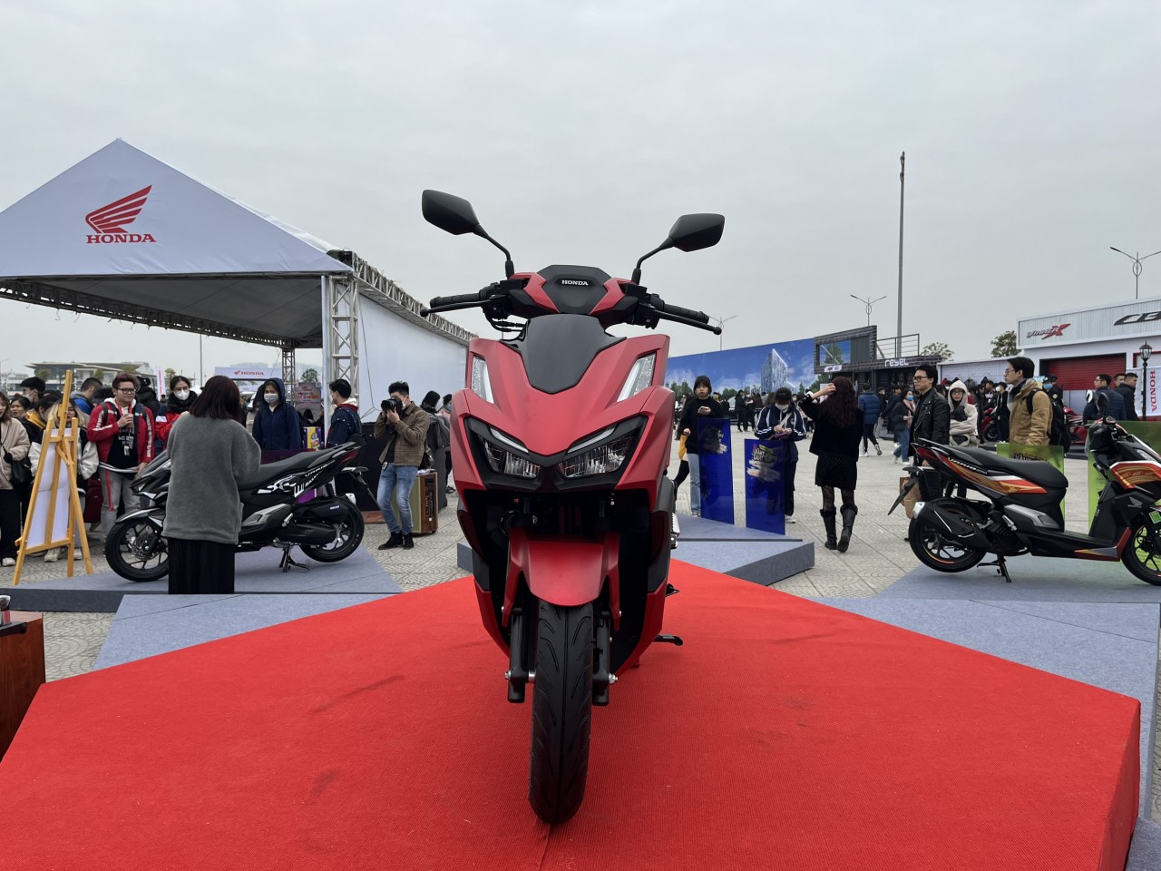 Honda Vario 160 mới ra mắt xuất hiện tại Honda Thanks Day