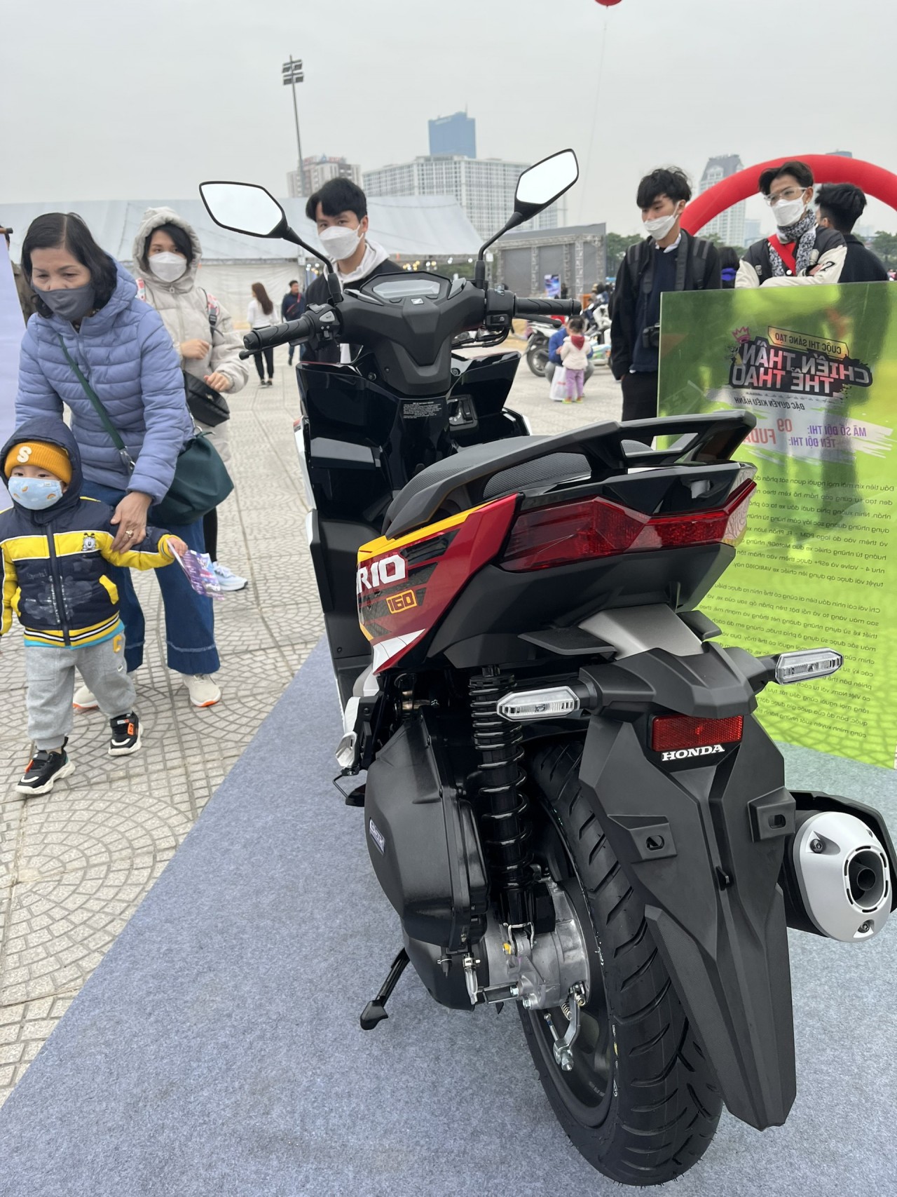 Honda Vario 160 mới ra mắt xuất hiện tại Honda Thanks Day