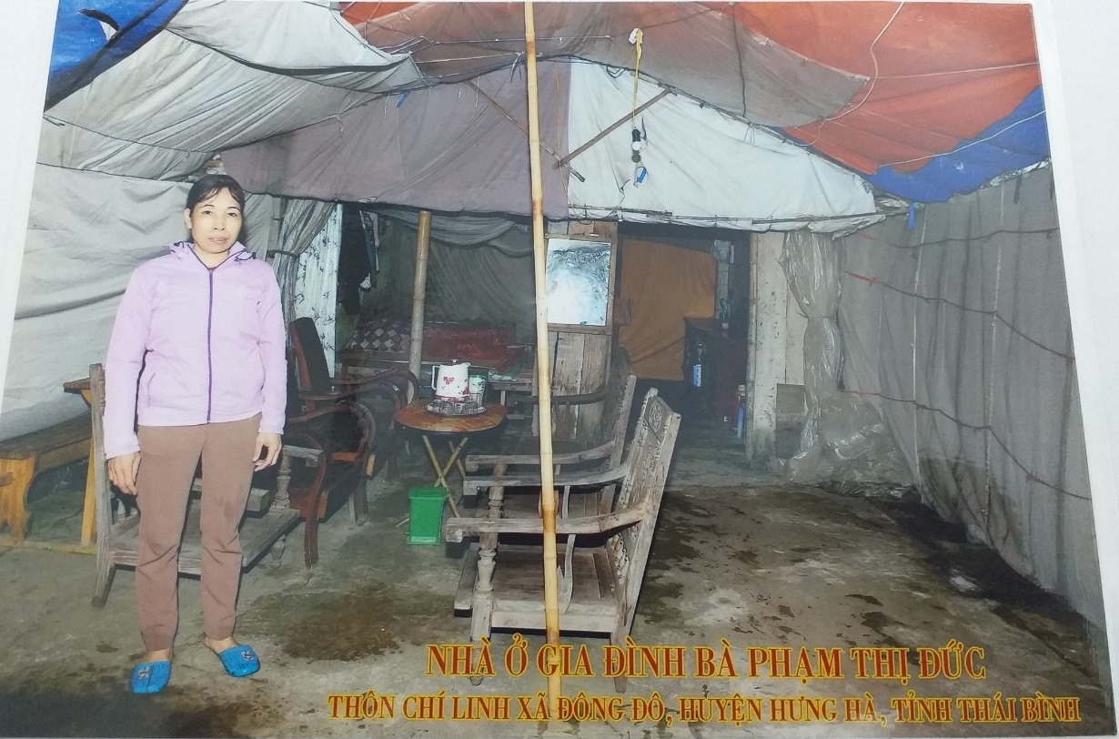 Túp lều “chị Dậu” của chị công nhân quanh năm lam lũ tup leu chi dau cua chi cong nhan quanh nam lam lu