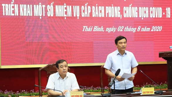 Thái Bình triển khai các biện pháp cấp bách phòng chống Covid-19 thai binh trien khai cac bien phap cap bach phong chong covid 19