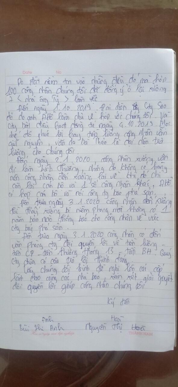 vi sao duoc hua tra luong cnld cong ty glory van cam thay hut hang