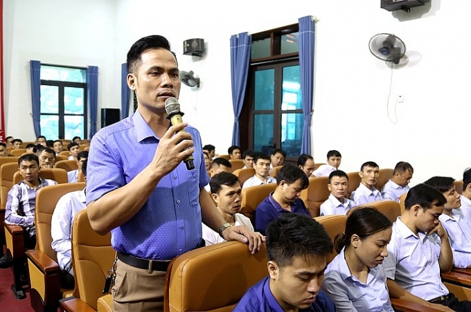 Than Nam Mẫu tổ chức đối thoại với công nhân lao động than nam mau to chu c doi thoai voi cong nhan lao dong