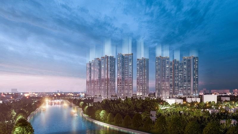 Sunshine City Sài Gòn: Biểu tượng sống thịnh vượng bên dòng Cả Cấm hoa lệ sunshine city sa i go n bie u tu o ng so ng thi nh vu o ng be n do ng ca ca m hoa le