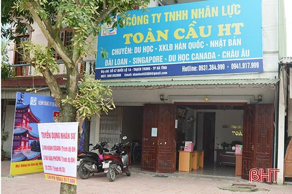 Vì sao 2 doanh nghiệp xuất khẩu lao động tại Hà Tĩnh bị đề nghị thu hồi giấy phép? vi sao 2 doanh nghiep xuat khau lao dong tai ha tinh bi de nghi thu hoi giay phep