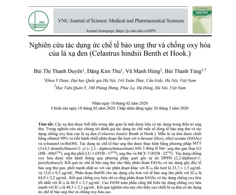 hieu dung ve cay xa den dieu tri benh nhan ung thu