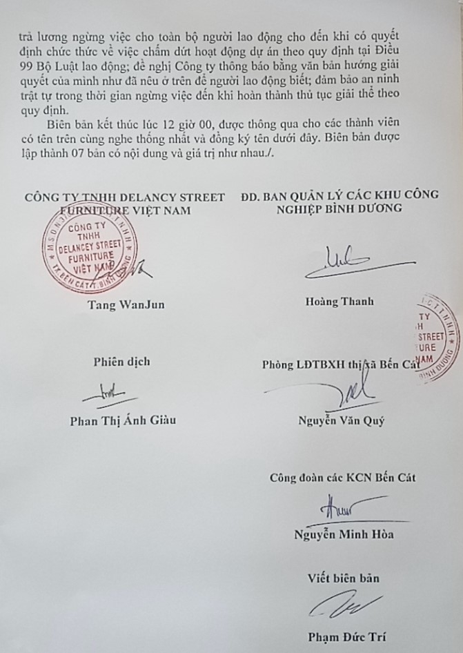 Công ty giải thể, quyền lợi của người lao động phải được ưu tiên hàng đầu