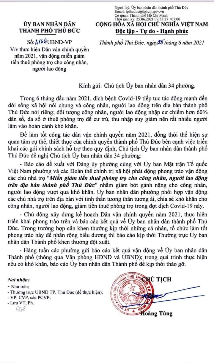 Đương đầu với dịch Covid-19: Nhiều chủ nhà trọ “chia lửa” với người lao động lúc khó khăn Đương đầu với dịch Covid-19: Nhiều chủ nhà trọ “chia lửa” với người lao động lúc khó khăn