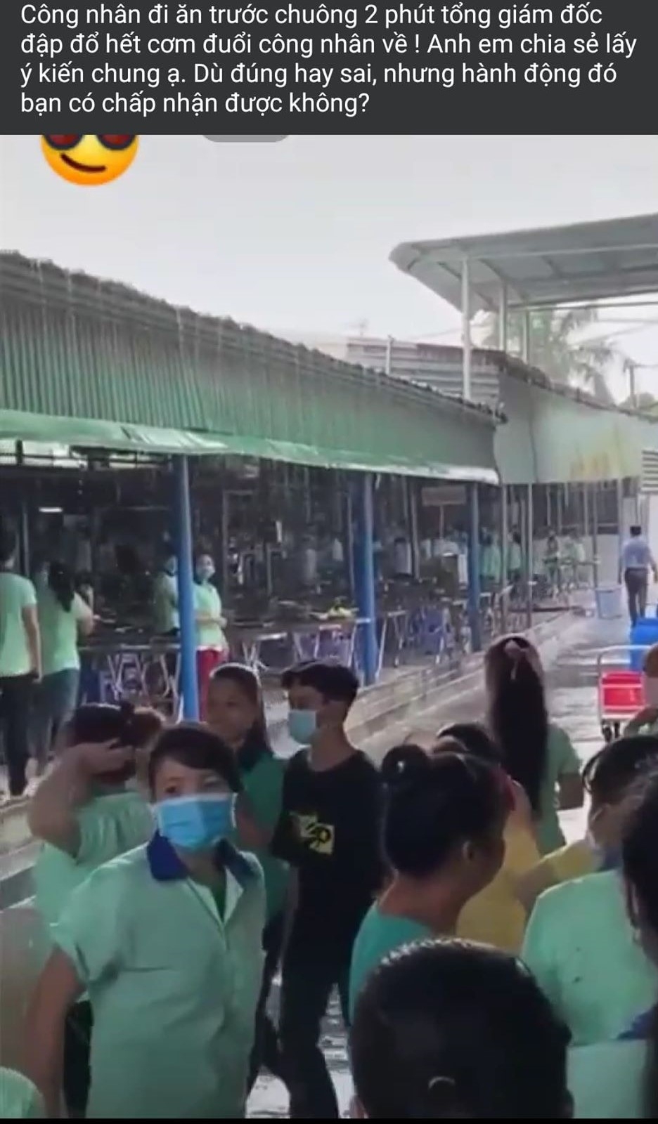 Vụ việc Lãnh đạo và công nhân vụ “đi ăn sớm 2 phút bị giám đốc hất đổ mâm cơm” nên đối thoại