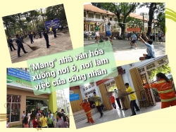 “Mang” nhà văn hóa xuống tận nơi ở, nơi làm việc của công nhân