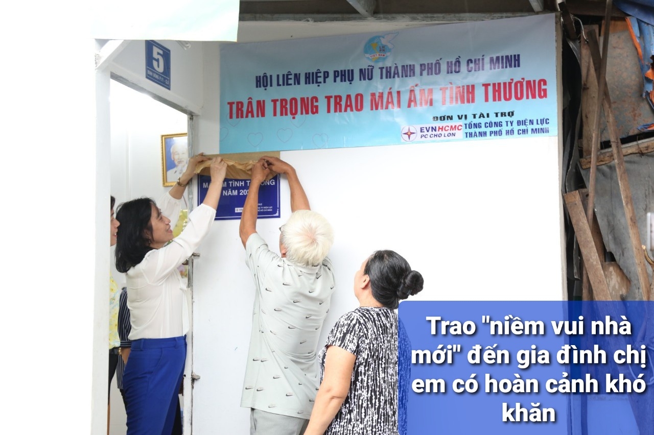 Trao “niềm vui nhà mới” đến gia đình chị em có hoàn cảnh khó khăn Trao “niềm vui nhà mới” đến gia đình chị em có hoàn cảnh khó khăn