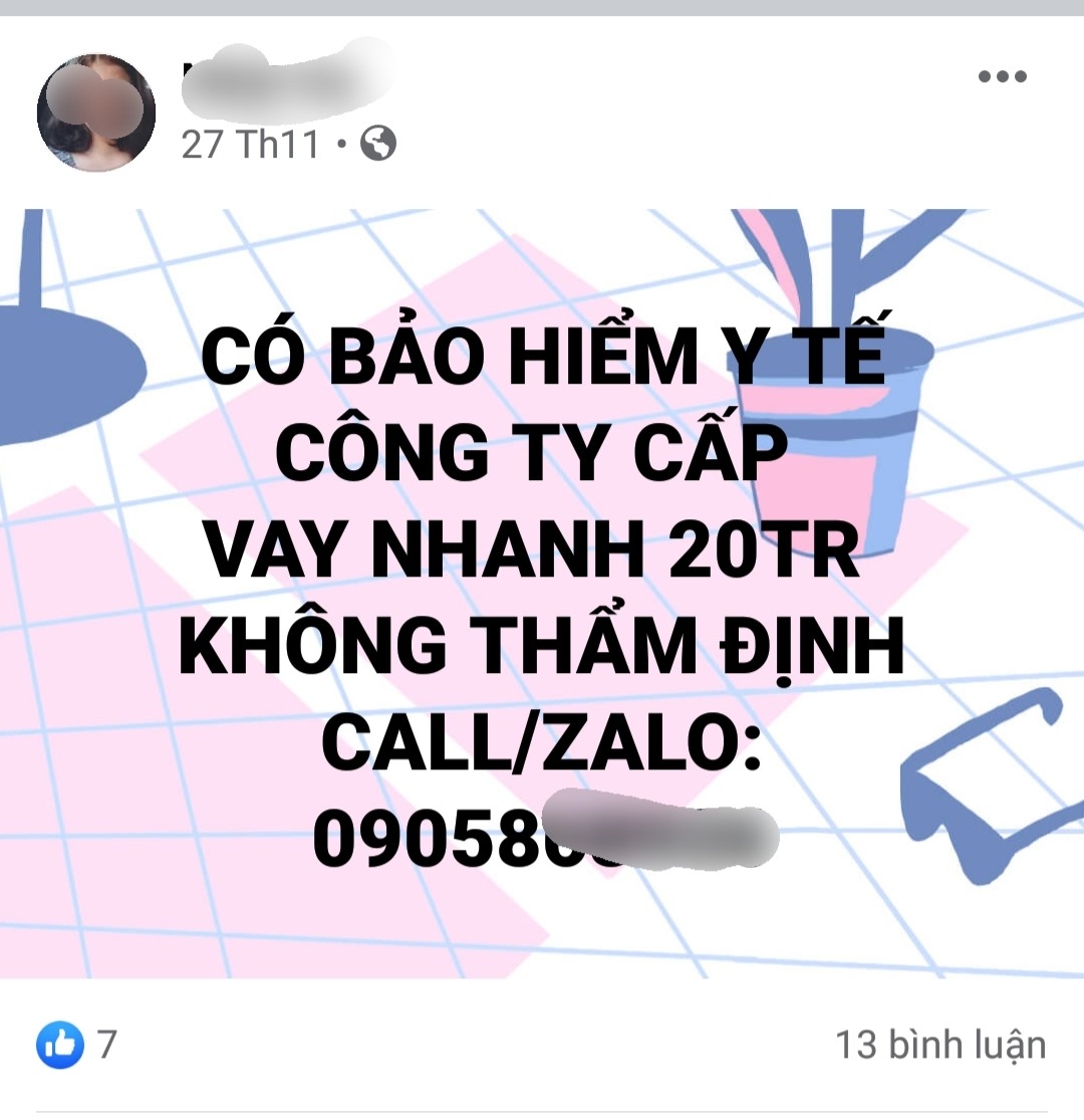 Kỳ 1: Chỉ “thả nhẹ” dòng trạng thái hết tiền, hàng chục người inbox “cần tiền nhắn em” Kỳ 1: Chỉ “thả nhẹ” dòng trạng thái hết tiền, hàng chục người inbox “cần tiền nhắn em”