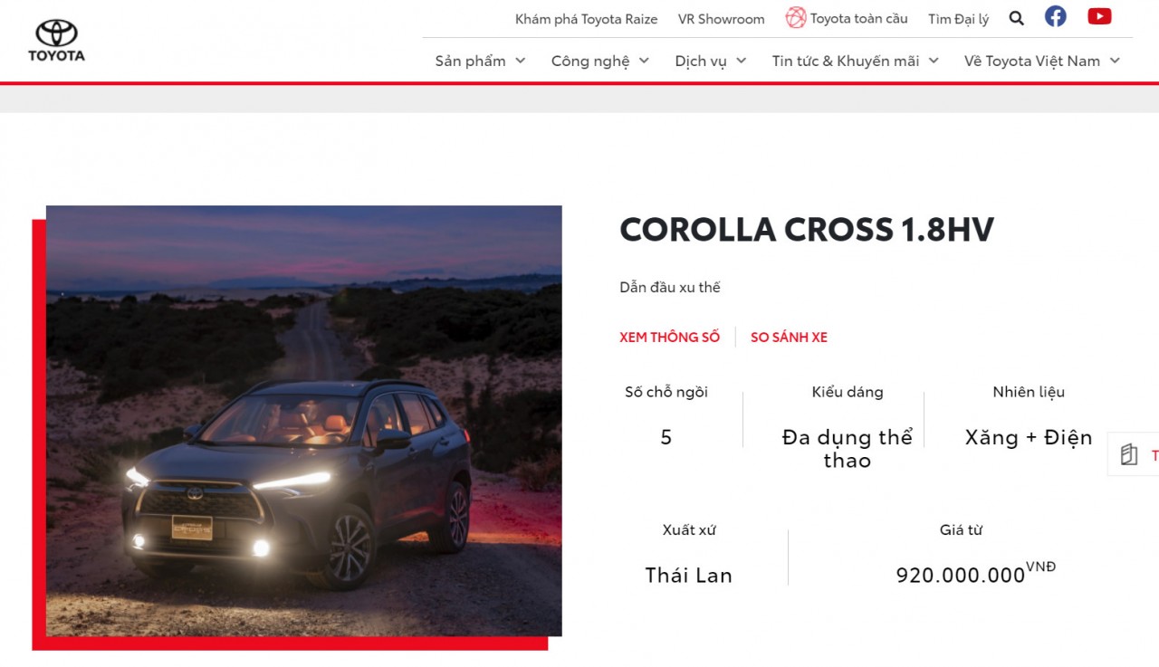 Toyota Corolla Cross tăng giá 10 triệu đồng sau khi đạt chuẩn Euro 5 Toyota Corolla Cross tăng giá 10 triệu đồng sau khi đạt chuẩn Euro 5