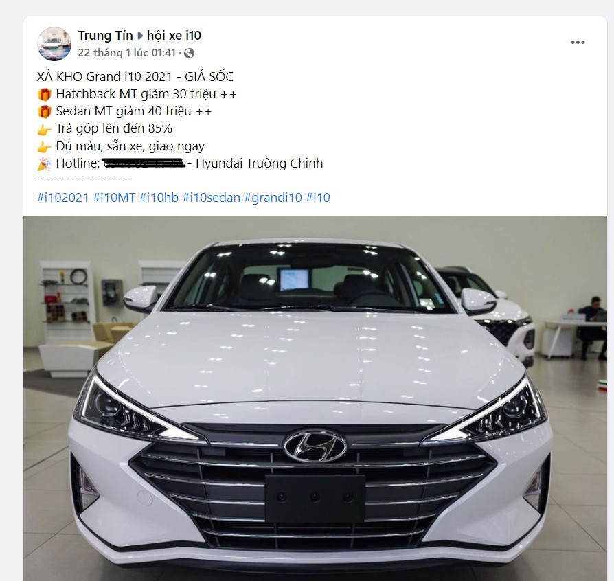 Hyundai Grand i10 giảm giá tại đại lý, khách mua tiết kiệm hơn 60 triệu đồng