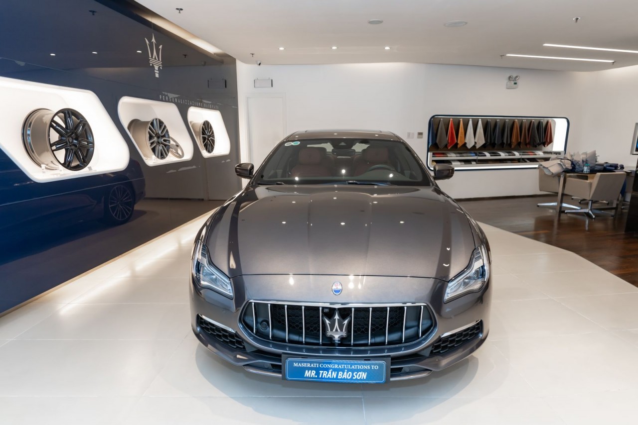Diễn viên Trần Bảo Sơn 'tậu' Maserati Quattroporte Granlusso