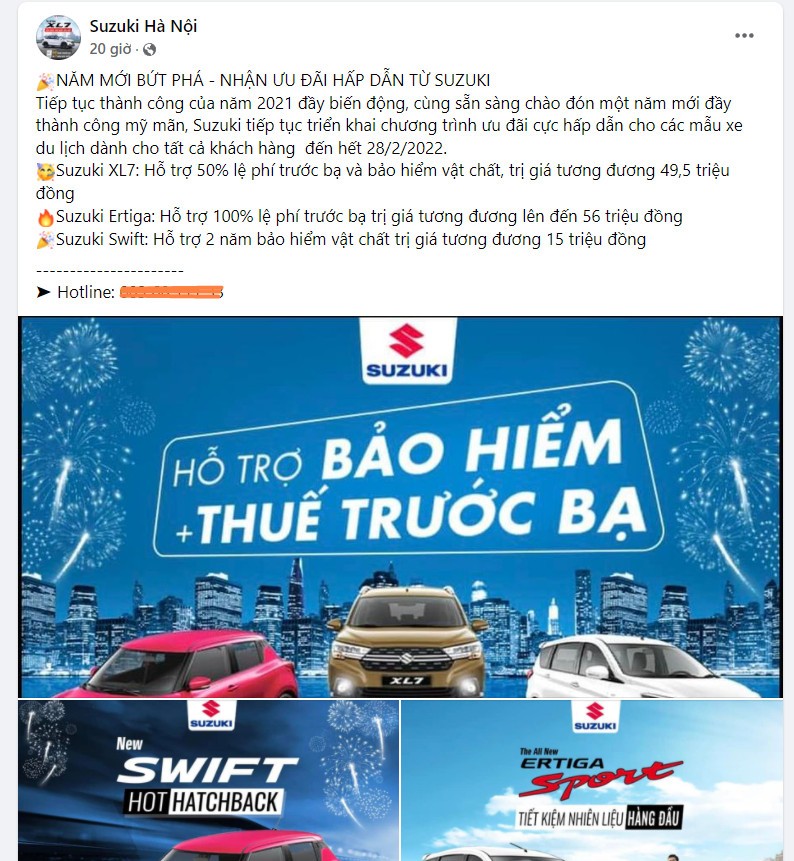 Suzuki XL7 và Ertiga được khuyến mại tới gần 60 triệu đồng Suzuki XL7 và Ertiga được khuyến mại tới gần 60 triệu đồng