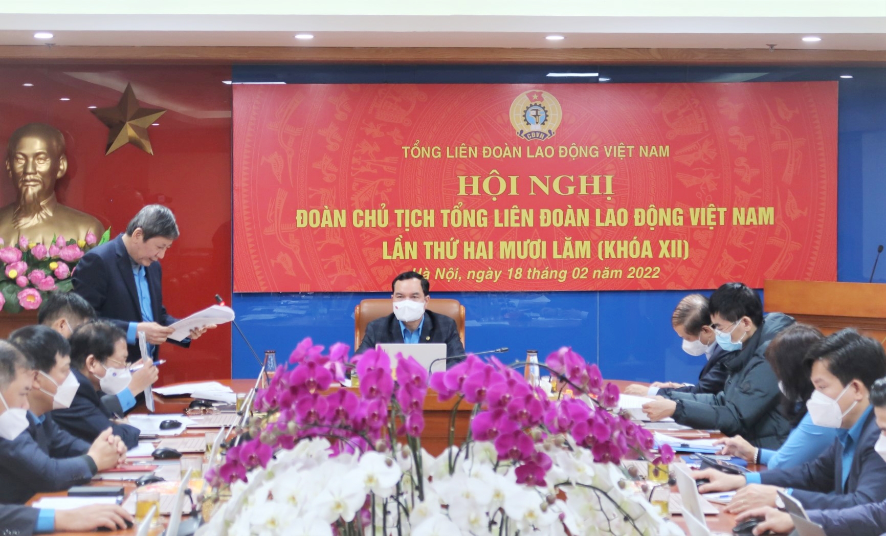 Khai mạc Hội nghị lần thứ XXV Đoàn Chủ tịch Tổng LĐLĐ Việt Nam (Khóa XII) Khai mạc Hội nghị lần thứ XXV Đoàn Chủ tịch Tổng LĐLĐ Việt Nam (Khóa XII)