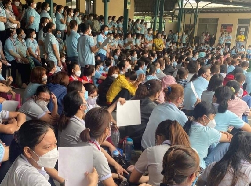 Công nhân Công ty Triumph Việt Nam được tăng 4% lương đã trở lại làm việc Công nhân Công ty Triumph Việt Nam được tăng 4% lương đã trở lại làm việc