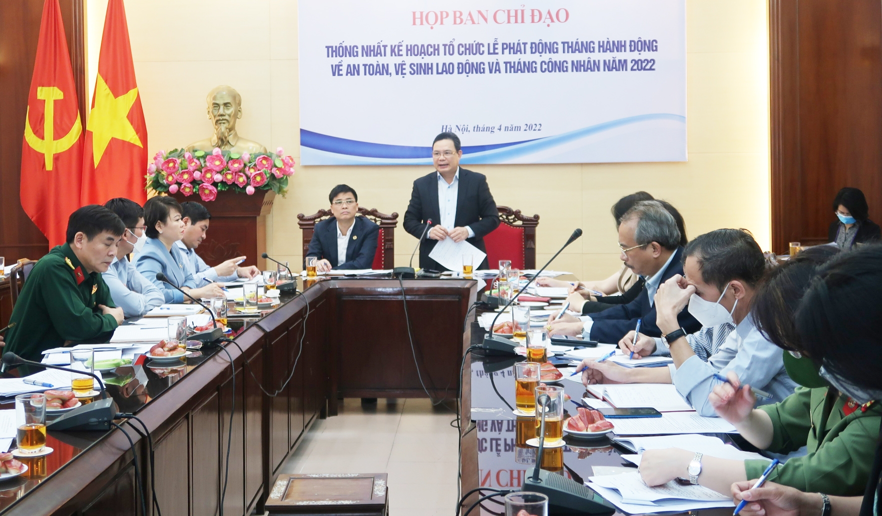 Lễ phát động Tháng hành động về ATVSLĐ, Tháng Công nhân 2022 được tổ chức vào ngày 28/4 Lễ phát động Tháng hành động về ATVSLĐ, Tháng Công nhân 2022 được tổ chức vào ngày 28/4