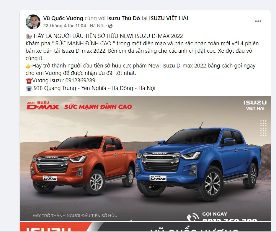 Isuzu D-Max 2022 về nước tháng 5 tới