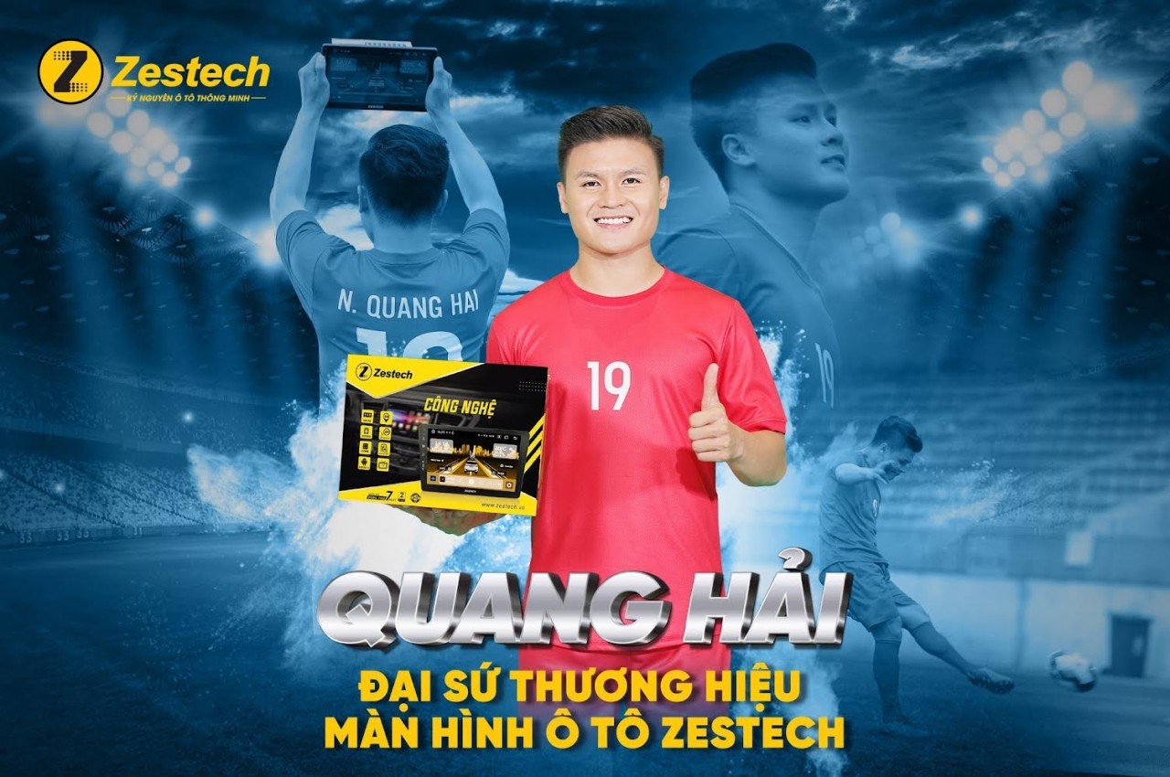 Cầu thủ Quang Hải chính thức trở thành đại sứ thương hiệu màn hình ô tô Zestech Cầu thủ Quang Hải chính thức trở thành đại sứ thương hiệu màn hình ô tô Zestech