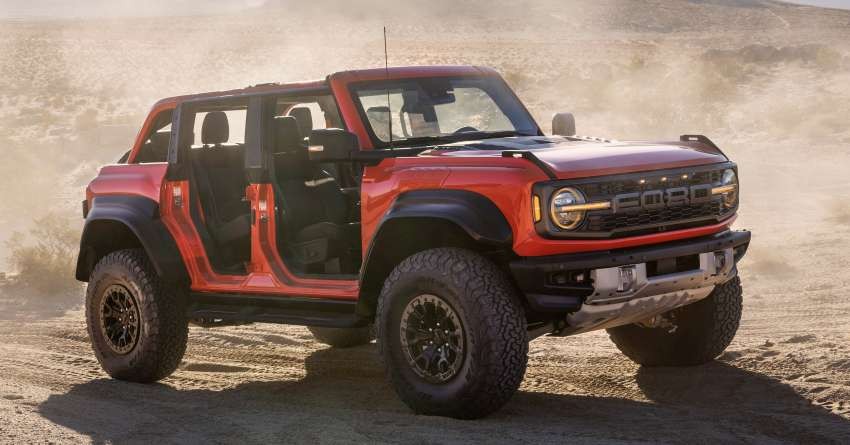 Ford Bronco Raptor 2022 có công suất hơn 418 mã lực