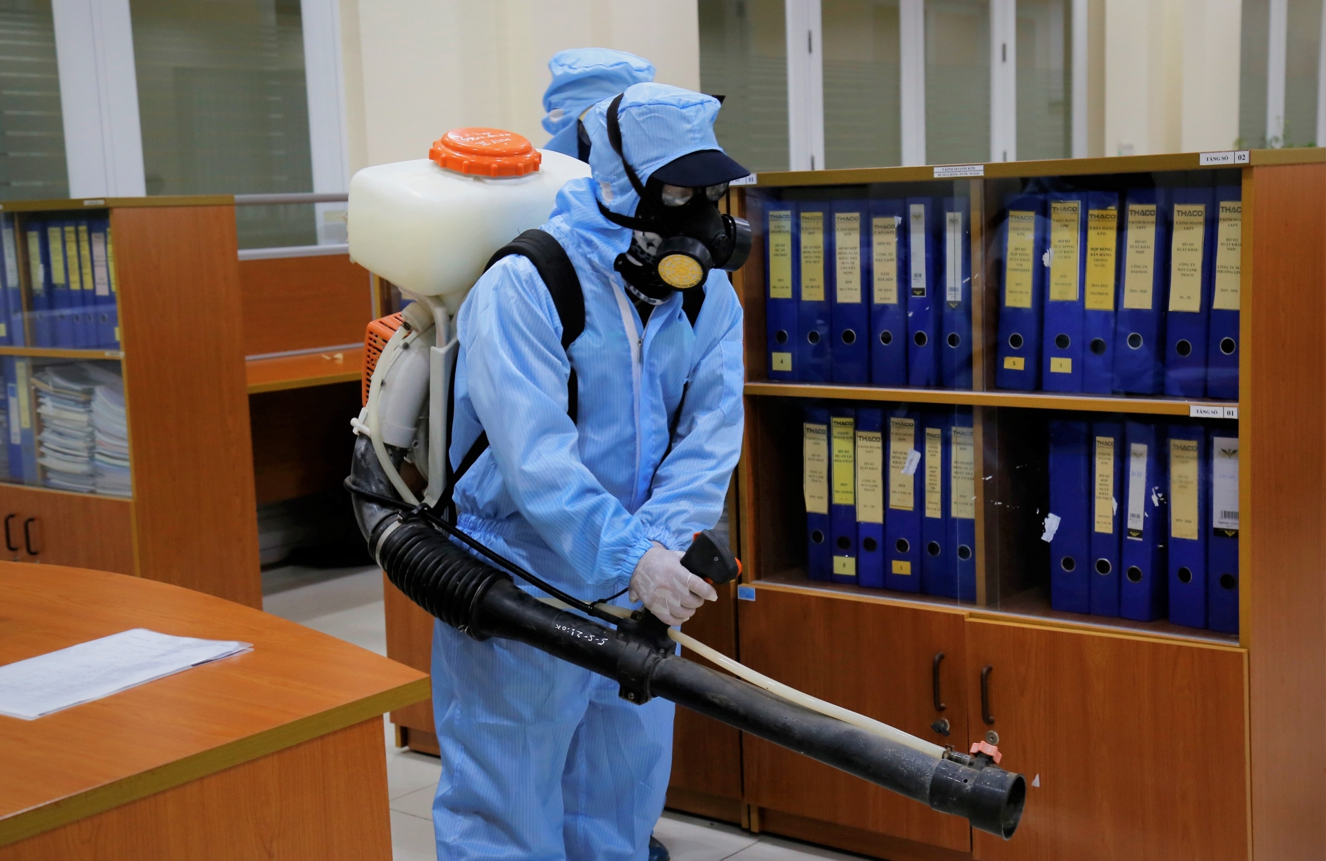 KCN THACO Chu Lai tạo “lá chắn thép” ngăn ngừa dịch bệnh Covid-19 KCN THACO Chu Lai tạo “lá chắn thép” ngăn ngừa dịch bệnh Covid-19