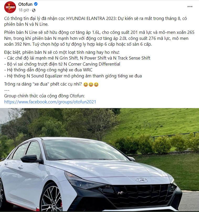 Đại lý bắt đầu nhận cọc Hyundai Elantra 2023, dự kiến tháng 8 ra mắt Đại lý bắt đầu nhận cọc Hyundai Elantra 2023, dự kiến tháng 8 ra mắt