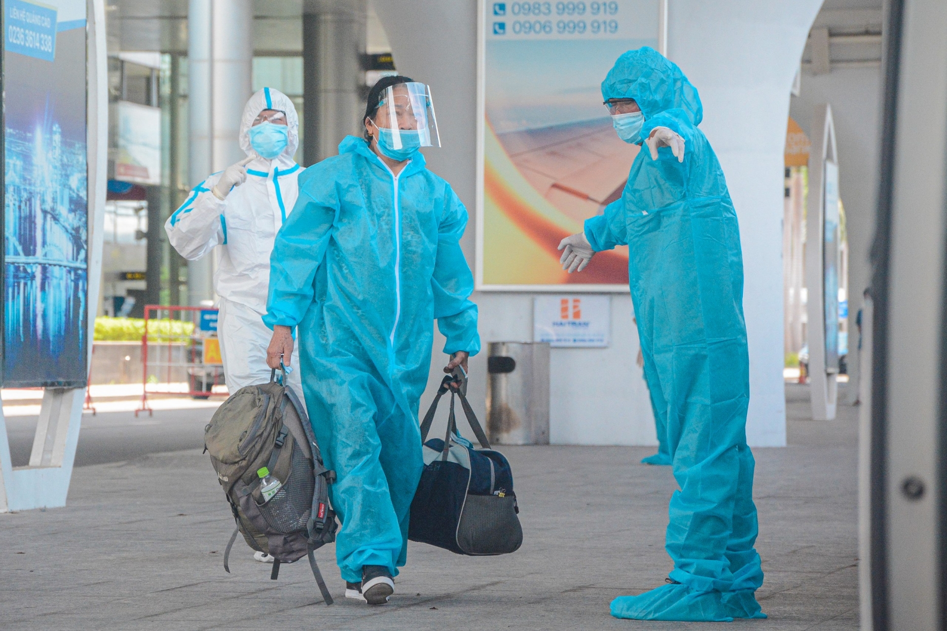 Người dân Đà Nẵng trở về từ TP. HCM: 