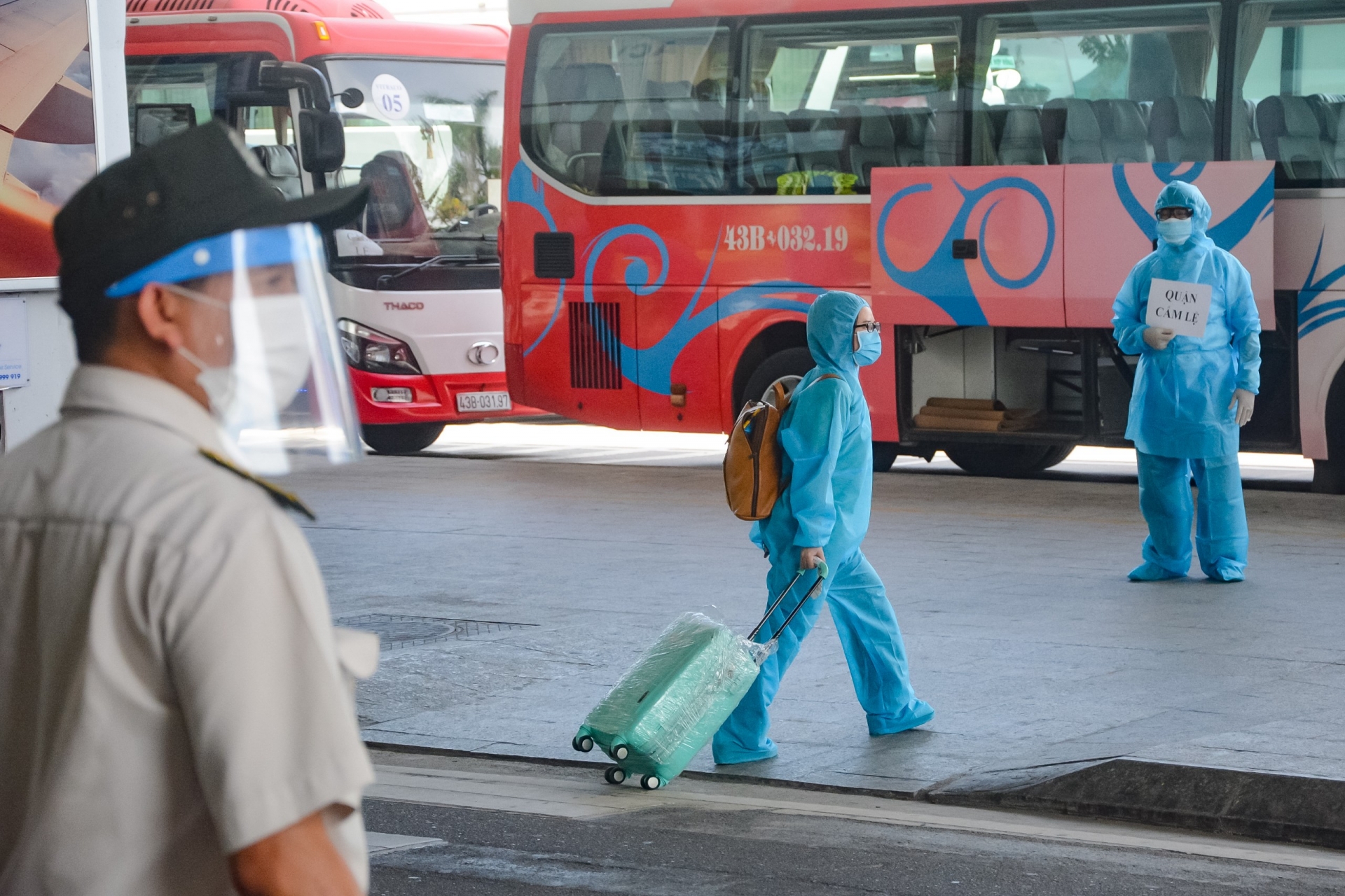 Người dân Đà Nẵng trở về từ TP. HCM: 