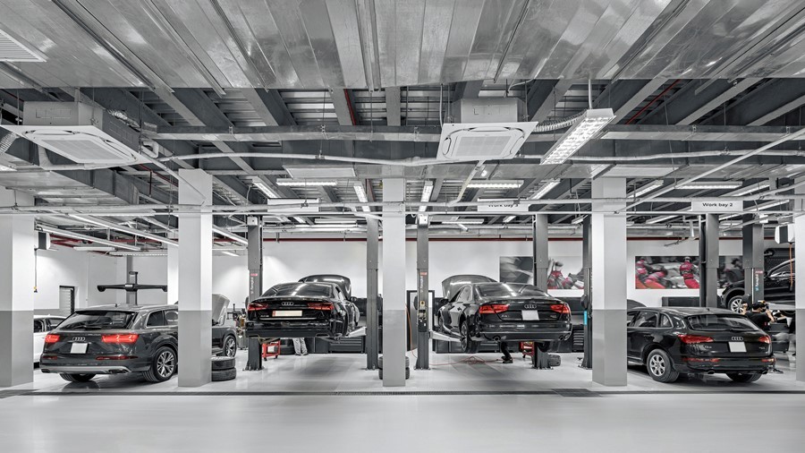 Trung tâm Dịch vụ Audi lớn nhất Việt Nam đi vào hoạt động Trung tâm Dịch vụ Audi lớn nhất Việt Nam đi vào hoạt động