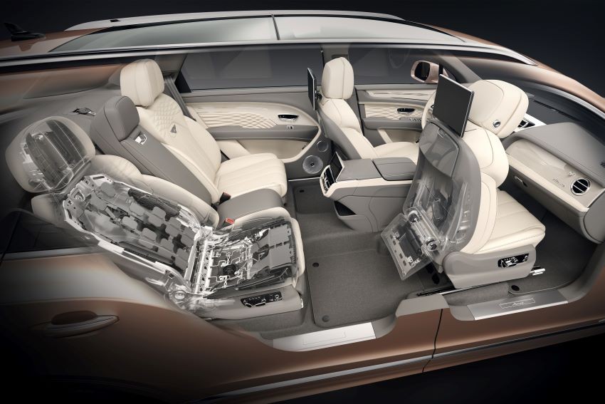 Bentley Bentayga EWB có thêm tùy chọn ghế Airline Seat hạng thương gia Bentley Bentayga EWB có thêm tùy chọn ghế Airline Seat hạng thương gia