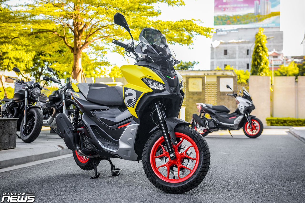 Hình chi tiết Aprilia SR GT 200 bản thể thao giá gần 100 triệu đồng