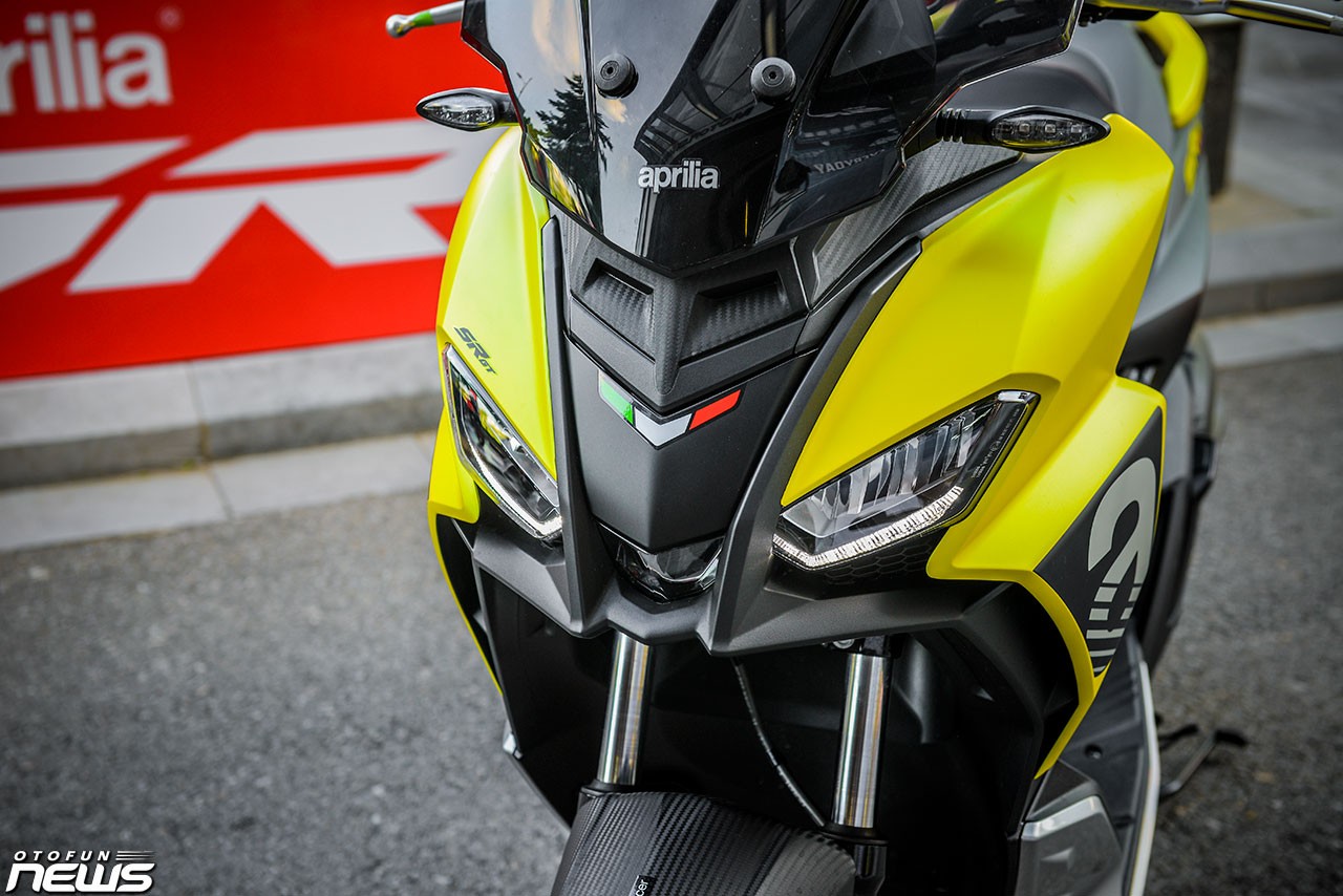 Hình chi tiết Aprilia SR GT 200 bản thể thao giá gần 100 triệu đồng