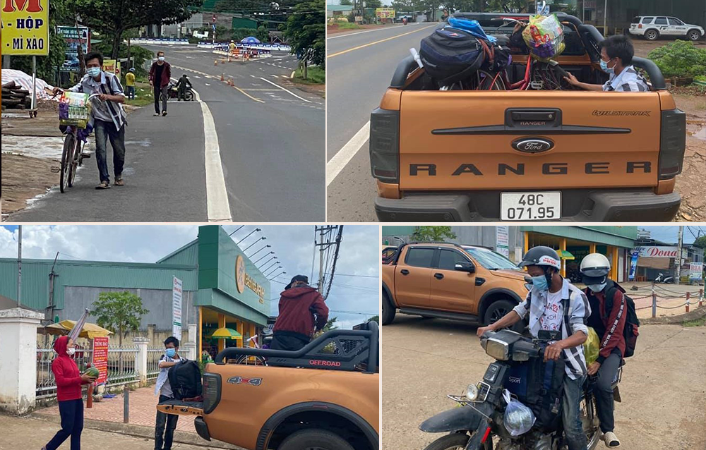 Chuyện cảm động của những công nhân đi bộ về quê được người dân tặng xe máy Chuyện cảm động của những công nhân đi bộ về quê được người dân tặng xe máy