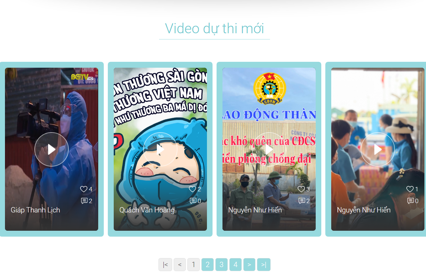 Hàng trăm tác phẩm video clip gửi về dự thi Hàng trăm tác phẩm video clip gửi về dự thi