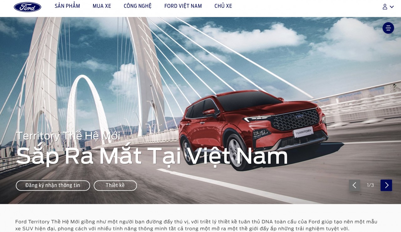 Điểm danh những trang bị mà Ford Territory sẽ có tại Việt Nam Điểm danh những trang bị mà Ford Territory sẽ có tại Việt Nam