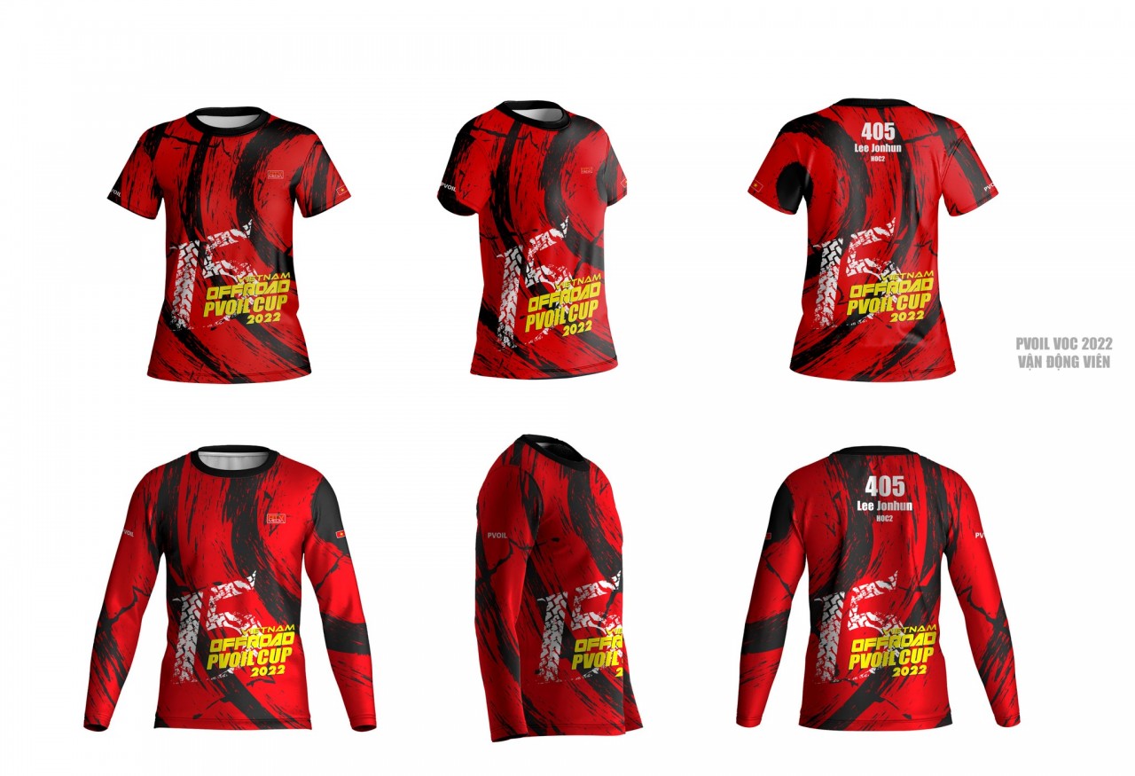 [PVOIL VOC 2022] Ban Tổ chức sẽ in tên vận động viên lên mũ và áo thi đấu