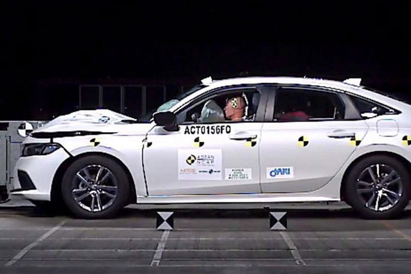 Honda Civic 2022 đạt chuẩn an toàn 5 sao của Asean NCAP