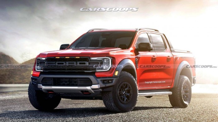 Ford Ranger Raptor 2022 có thiết kế đầu xe giống Ford Maverick Ford Ranger Raptor 2022 có thiết kế đầu xe giống Ford Maverick