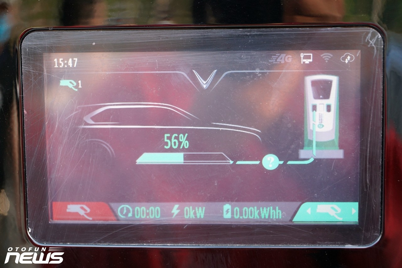 Cận cảnh trạm sạc nhanh ô tô điện VinFast VF e34