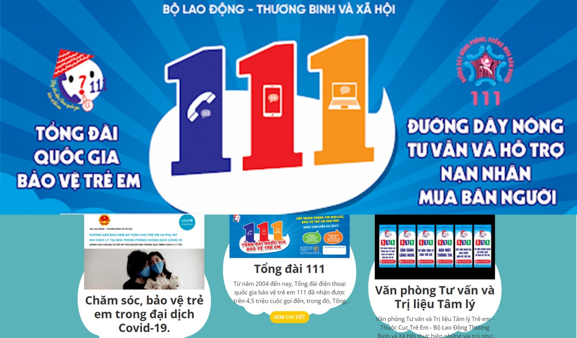 Hãy nhấc máy lên gọi, để cứu con trẻ! Hãy nhấc máy lên gọi, để cứu con trẻ!